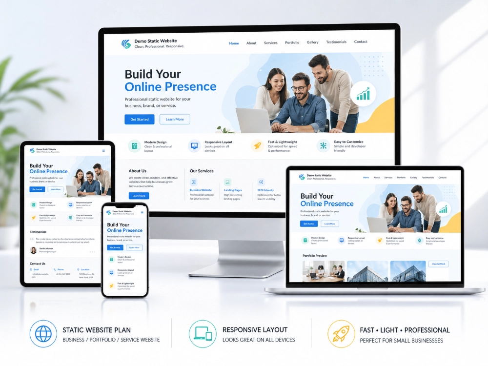 Digital Professional Mini Website